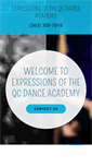 Mobile Screenshot of expressionsoftheqcdanceacademy.com